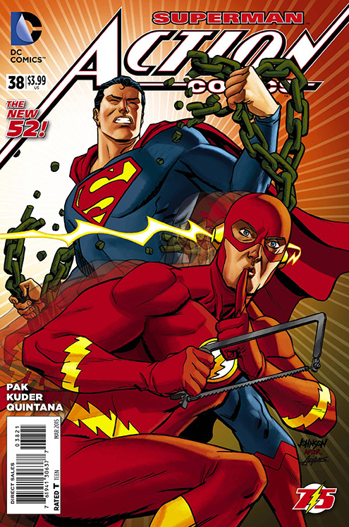 Action Comics #38 Flash 75 Variant Edition (2011)