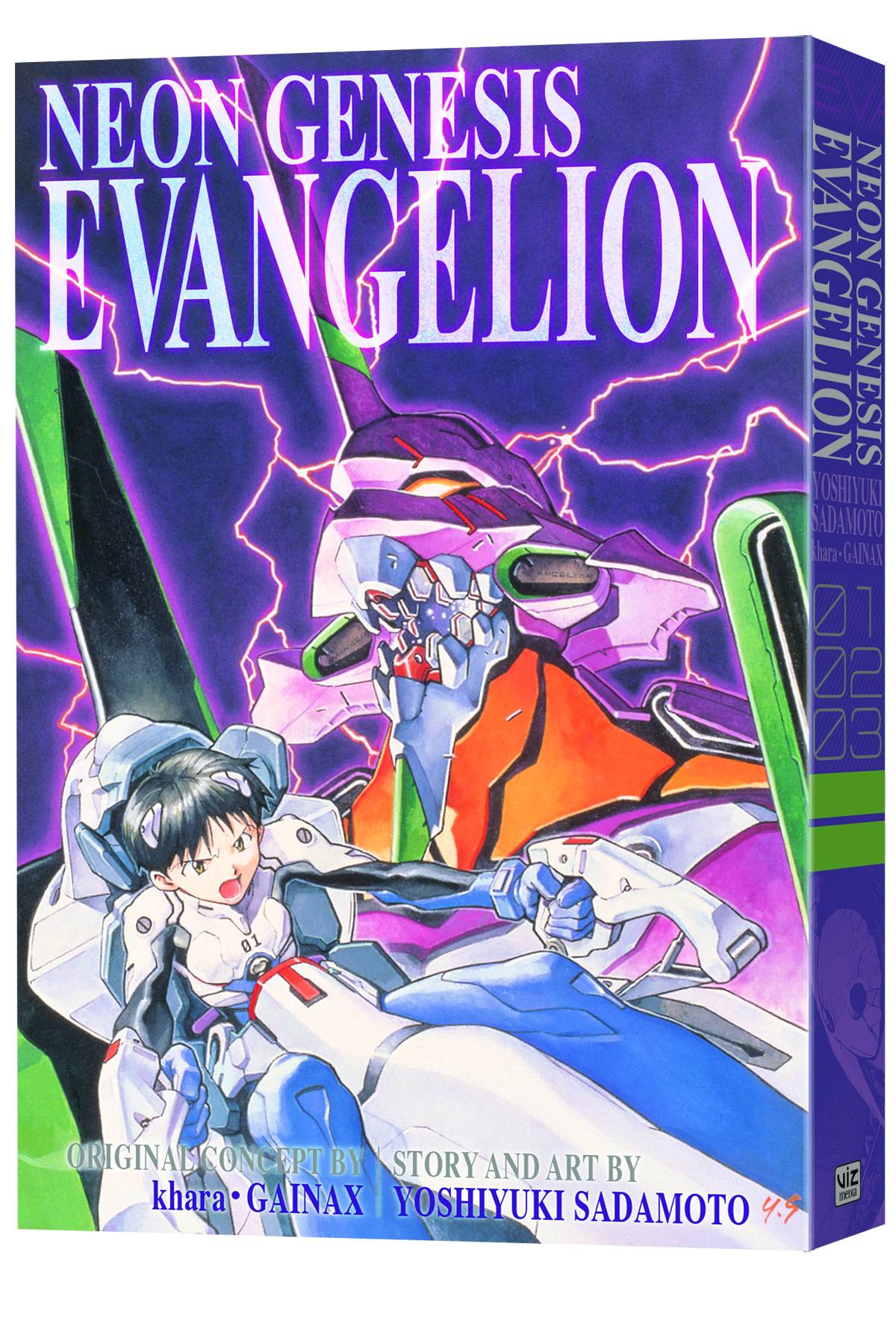 Neon Genesis Evangelion 3 In 1 Manga Volume 1