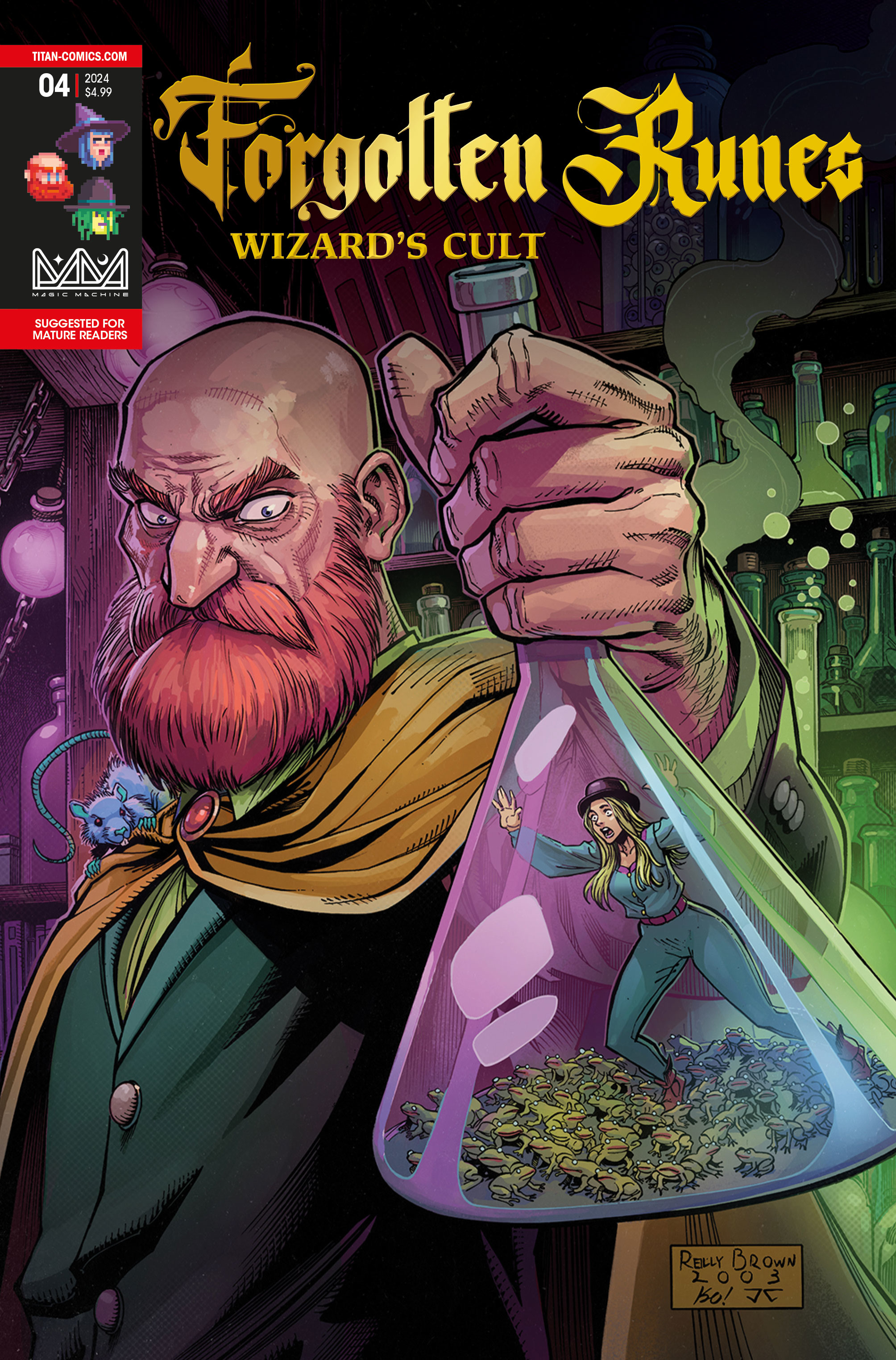 Forgotten Runes Wizards Cult #4 Cover A Brown (Of 10)