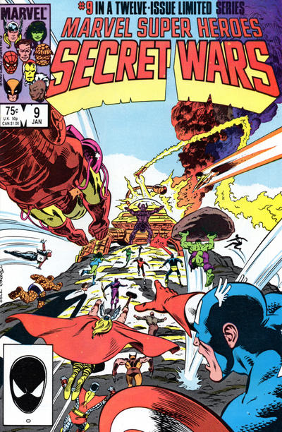 Marvel Super-Heroes Secret Wars #9 [Direct]-Fine