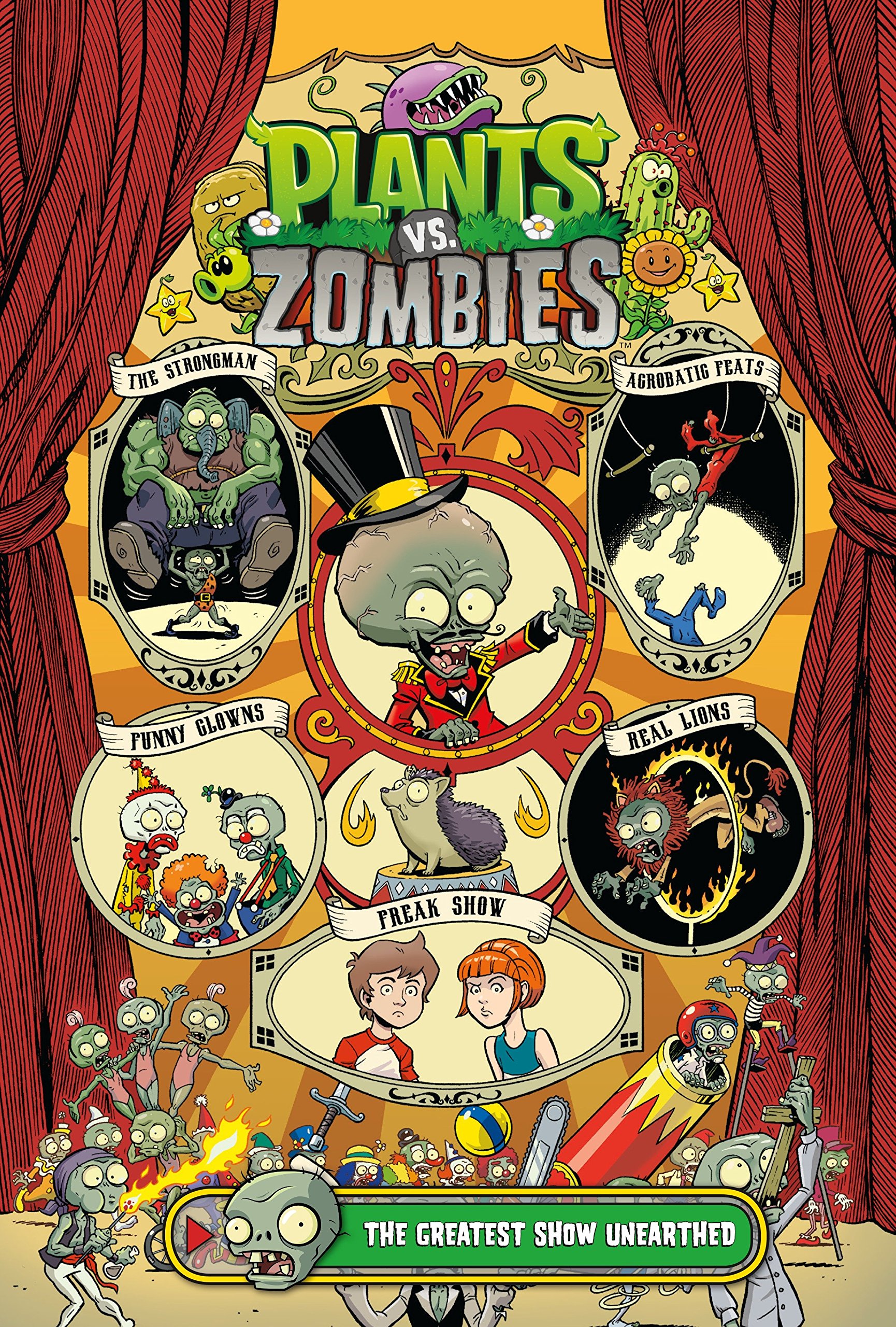 Plants Vs Zombies Hardcover Volume 9 The Greatest Show Unearthed