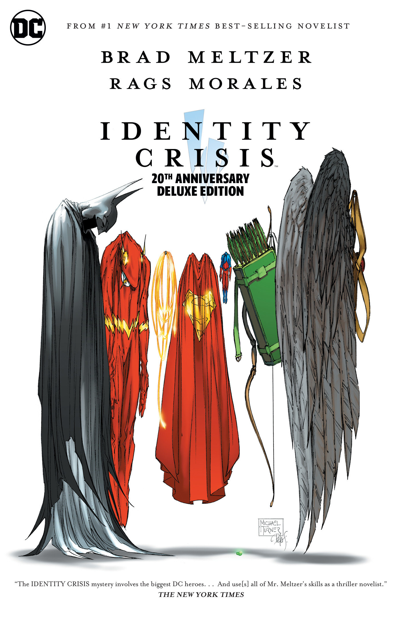 Identity Crisis 20th Anniversary Deluxe Edition Hardcover Michael Turner Cover