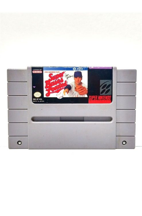 Super Nintendo Snes Super Bases Loaded Cartridge Only (Good)