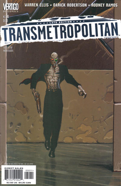 Transmetropolitan #50-Very Fine (7.5 – 9) Cover By Moebius