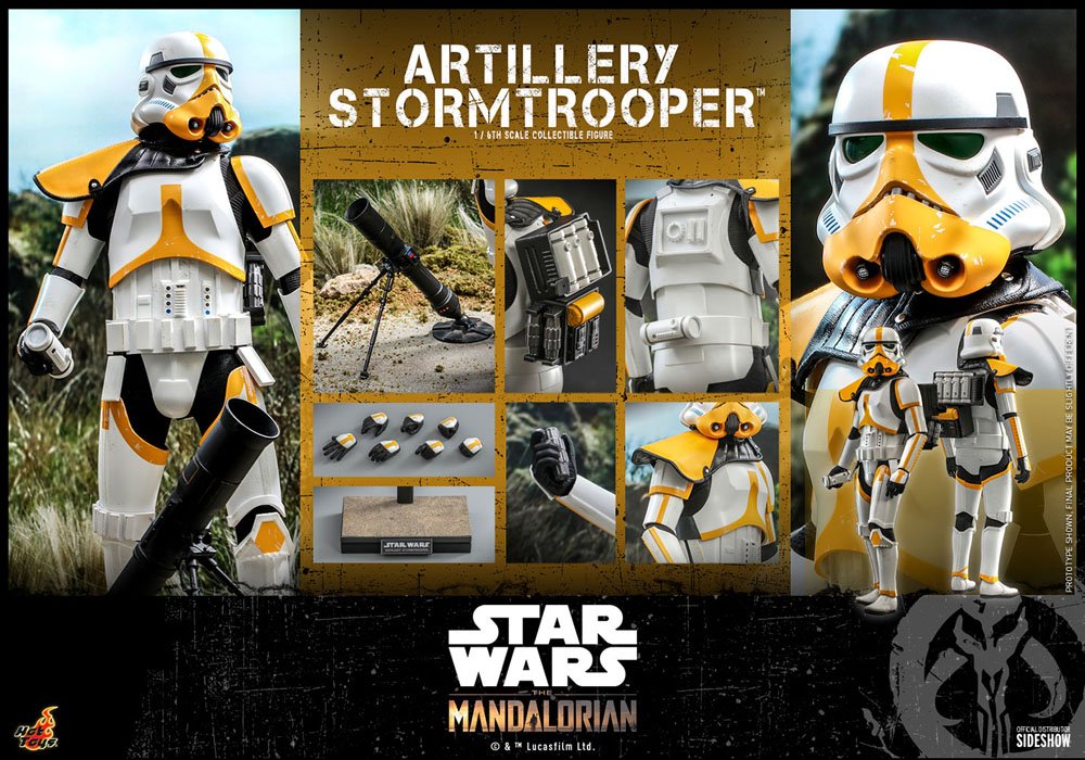 Star Wars The Mandalorian Star Wars Artillery Stormtrooper 1/6 Action Figure