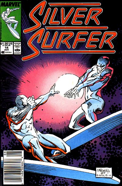 Silver Surfer #14 [Newsstand]-Fine (5.5 – 7)