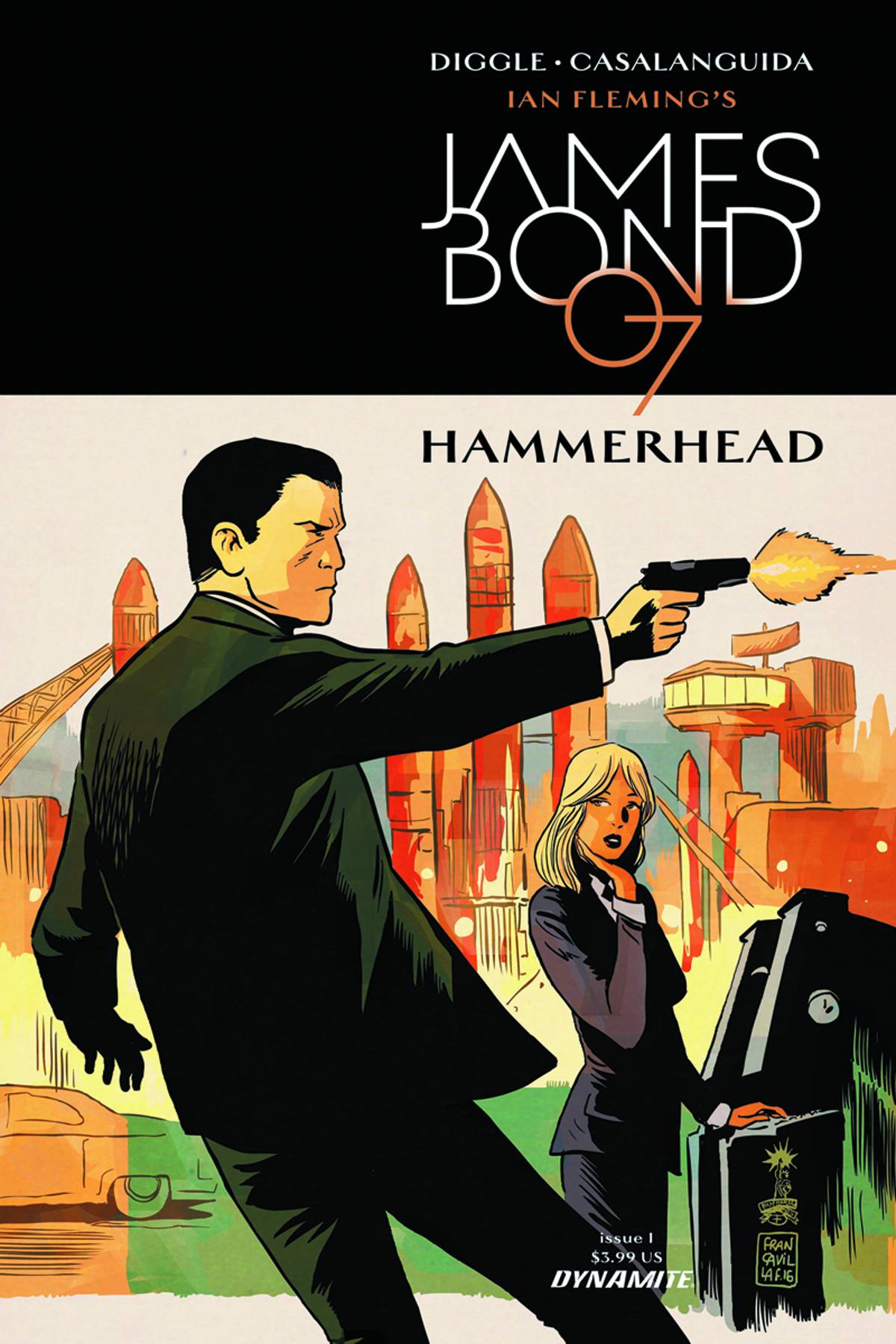 James Bond Hammerhead #1 Cover A Francavilla