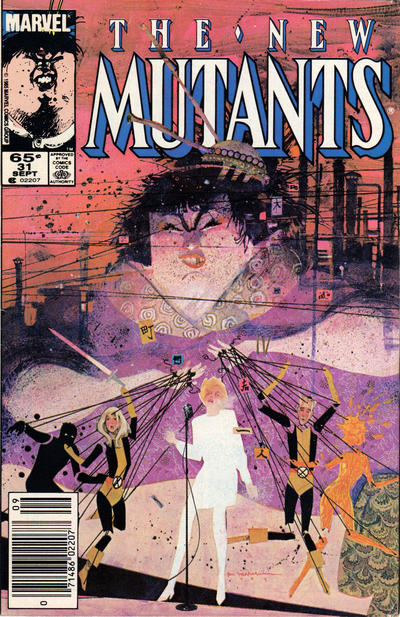 The New Mutants #31 [Newsstand]-Very Good (3.5 – 5)