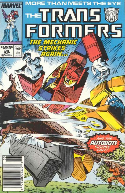 The Transformers #28 [Newsstand] - Vg/Fn