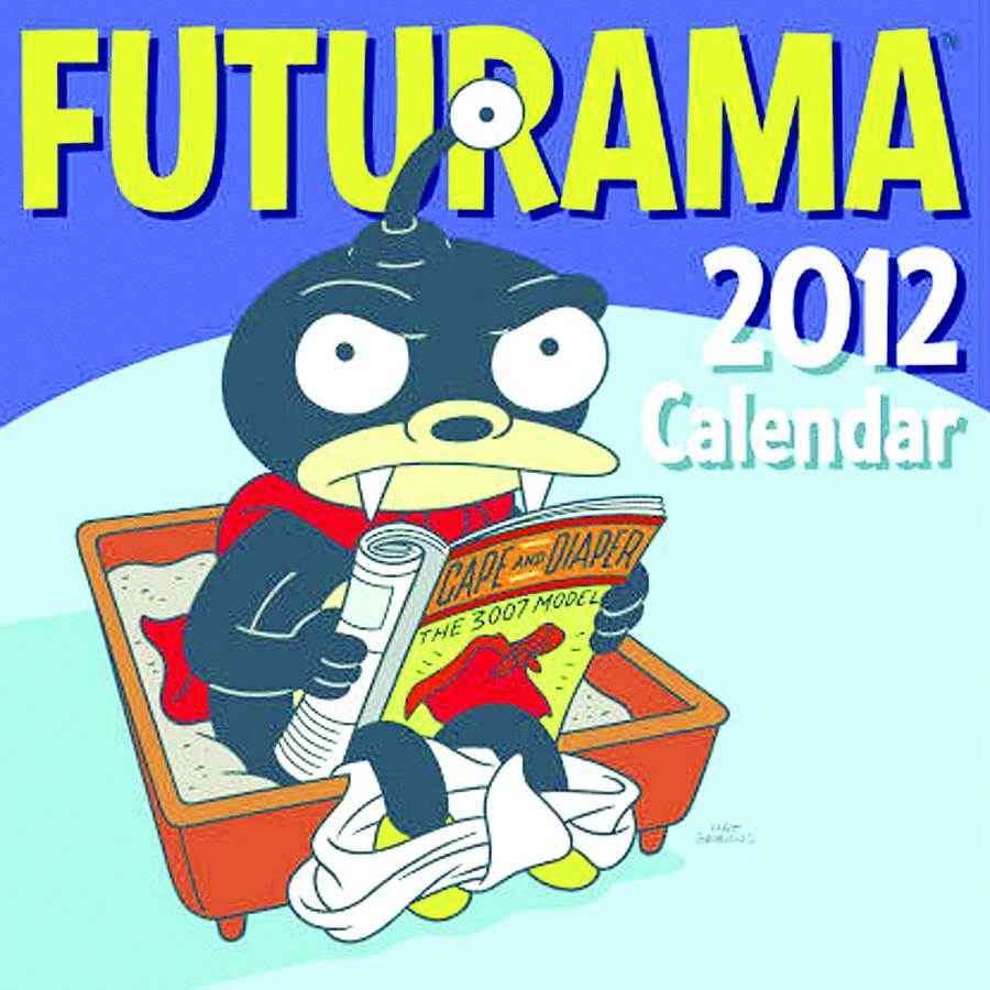 Futurama 2012 Wall Calendar ComicHub