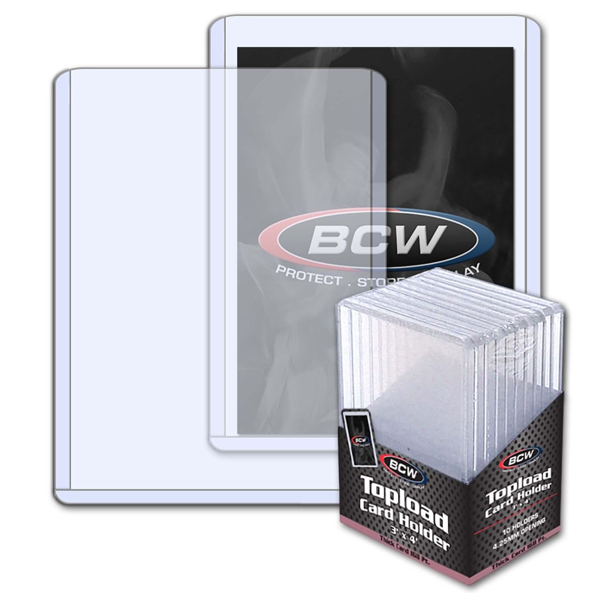 BCW Topload Card Holder 3x4 4.25mm