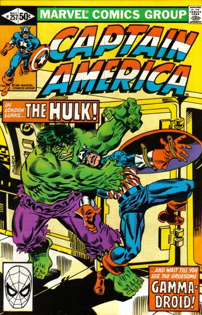 Captain America #257 [Direct]-Fine (5.5 – 7)