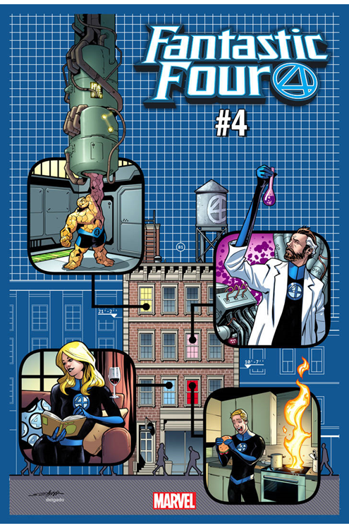 Fantastic Four #4 Yancy Street Variant (2018)