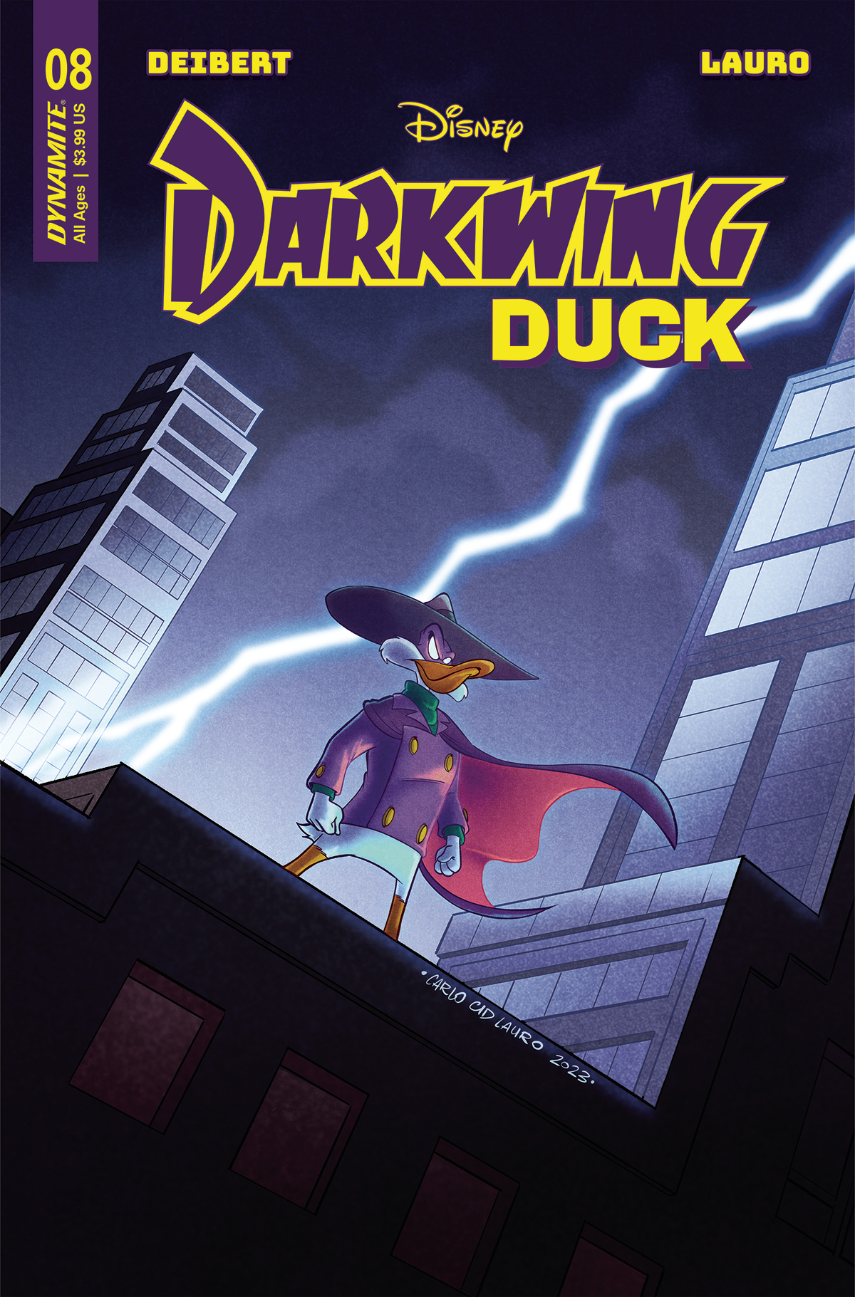 Darkwing Duck #8 Cover F 1 for 10 Incentive Lauro Original