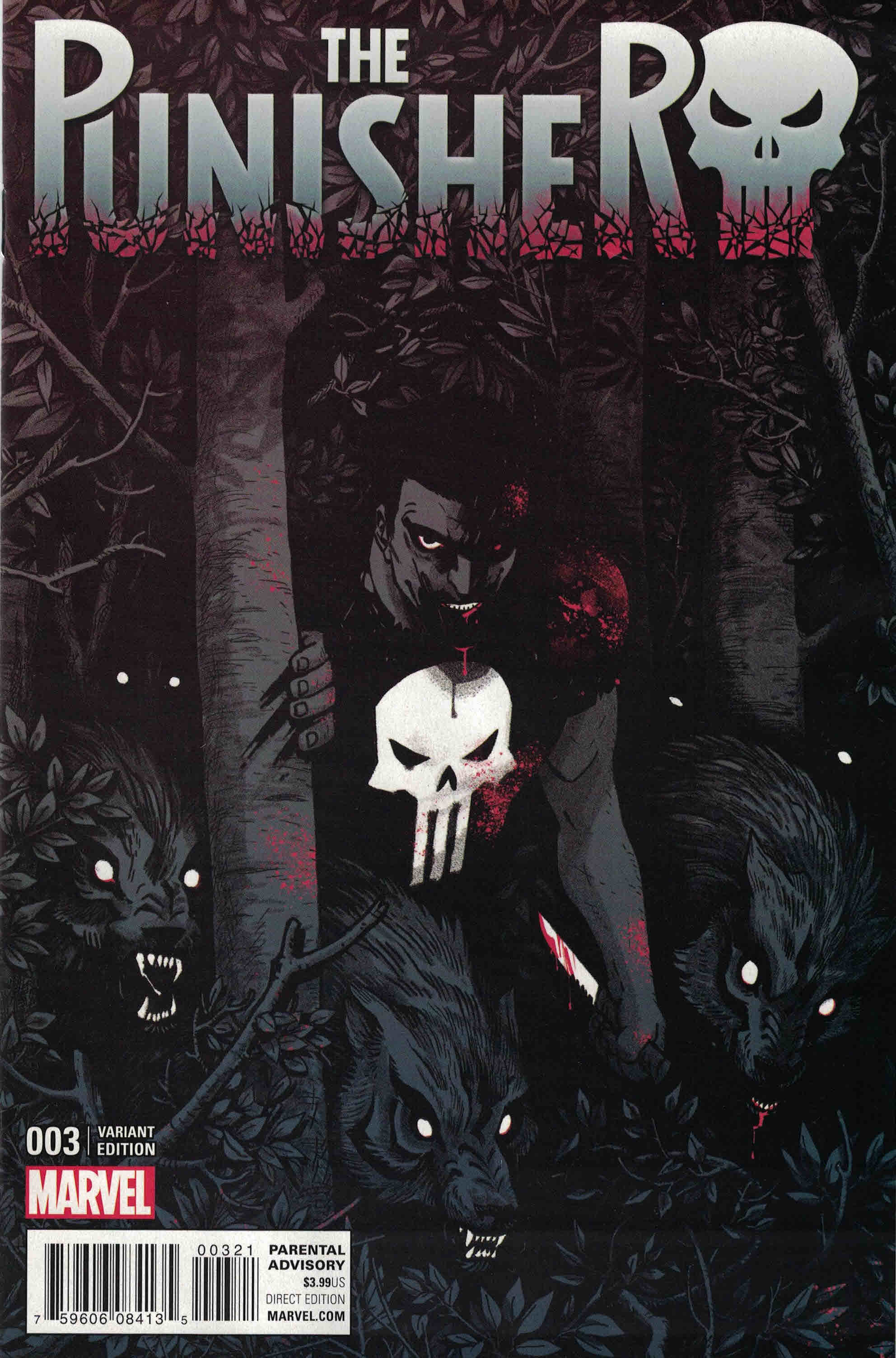 The Punisher #3 (Cloonan Variant) (2016)