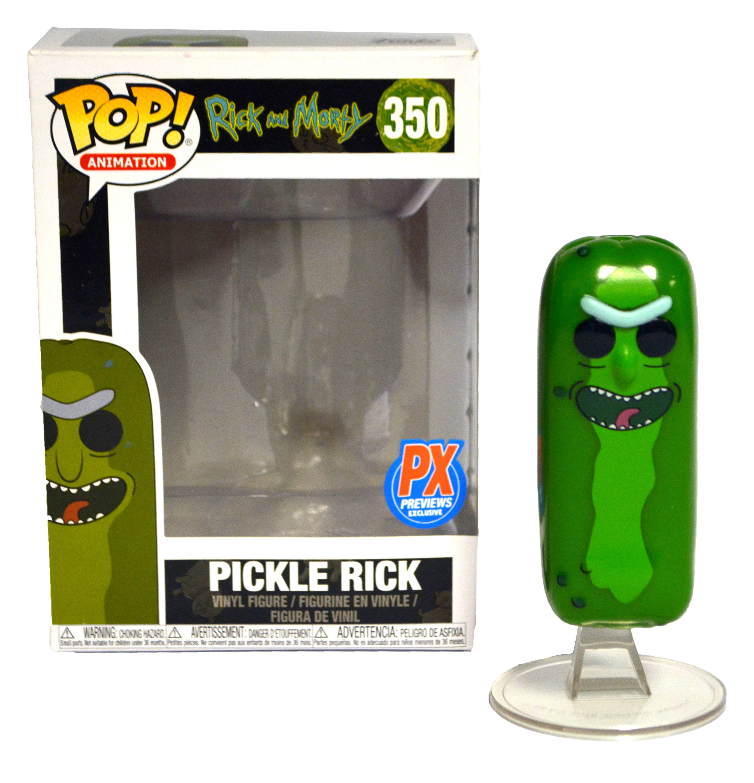 Pop Rick and Morty Pickle Rick No Limbs Px Vinyl Figure
