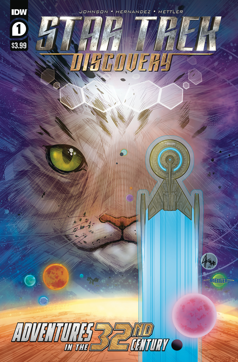 Star Trek Discovery Adventure In 32nd Century #1 Cover A Hernandez (Of 4)