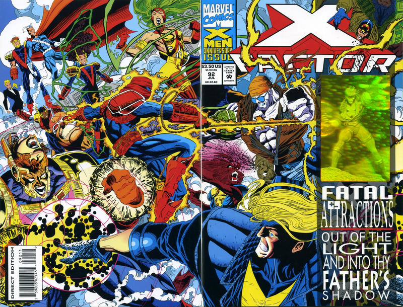 X-Factor #92 [Newsstand] - Very Fine