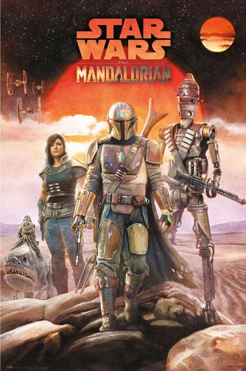 Star Wars The Mandalorian Crew Poster