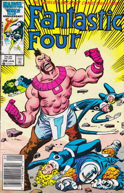 Fantastic Four #298 [Newsstand, Mark Jewelers] - Fn-