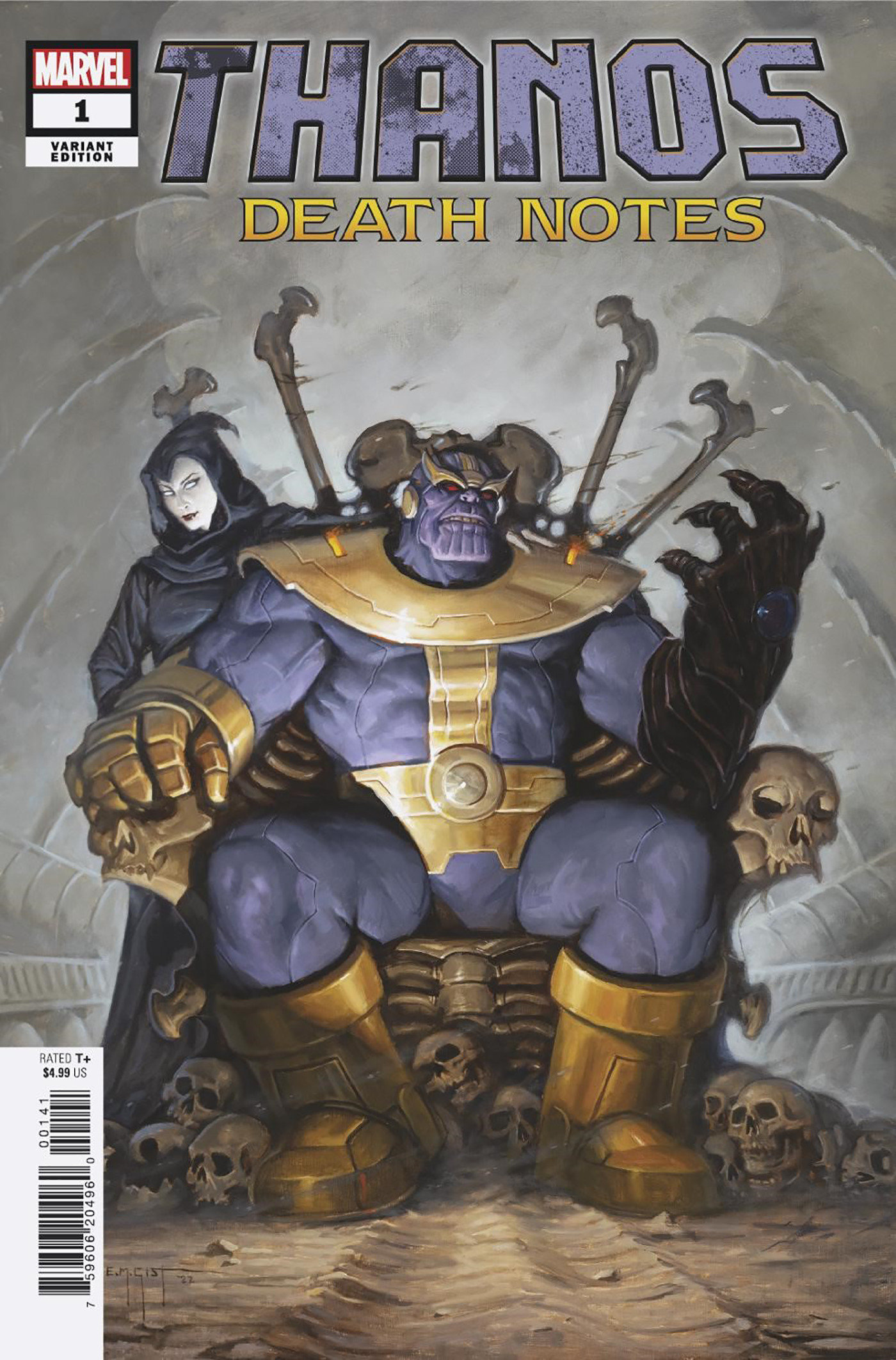 Thanos Death Notes #1 1 for 100 Incentive Gist Variant