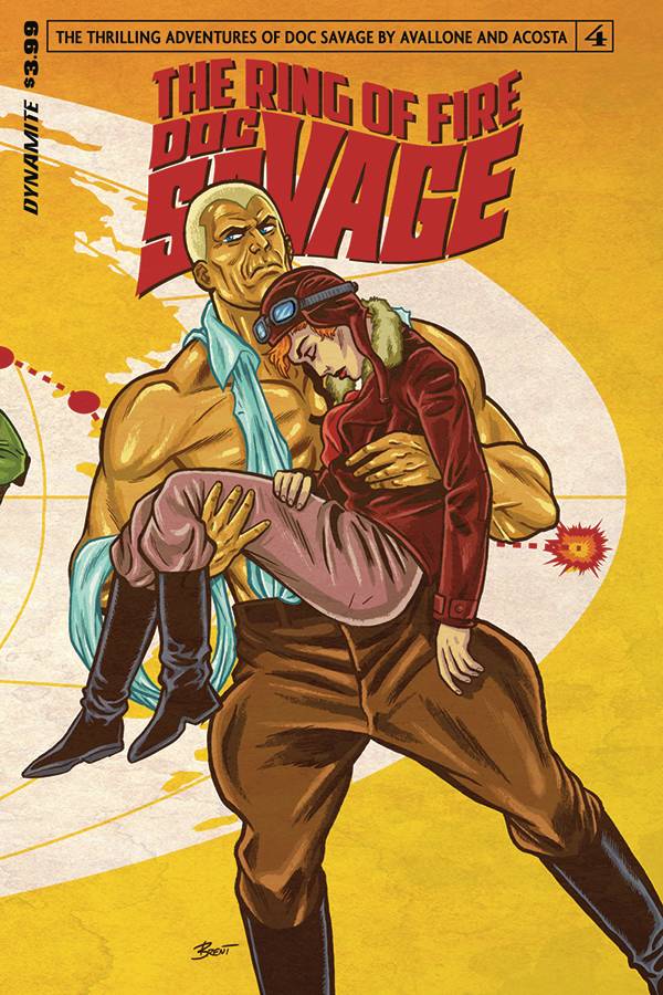 Doc Savage Ring of Fire #4 Cover A Schoonover