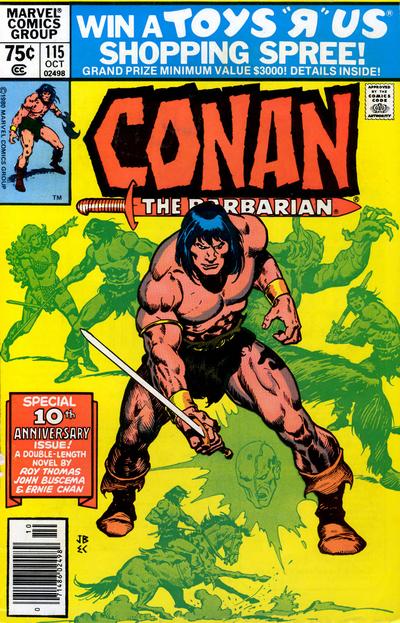 Conan The Barbarian #115 [Newsstand]-Very Good (3.5 – 5)