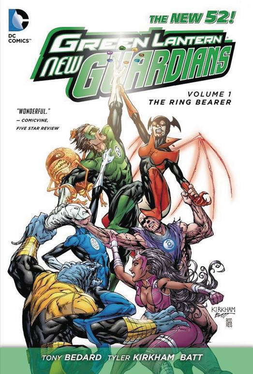 Green Lantern New Guardians Hardcover Volume 1 Ring Bearer