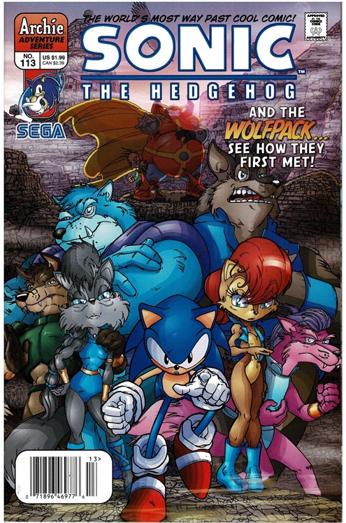 Sonic The Hedgehog #113 [Newsstand]-Very Fine