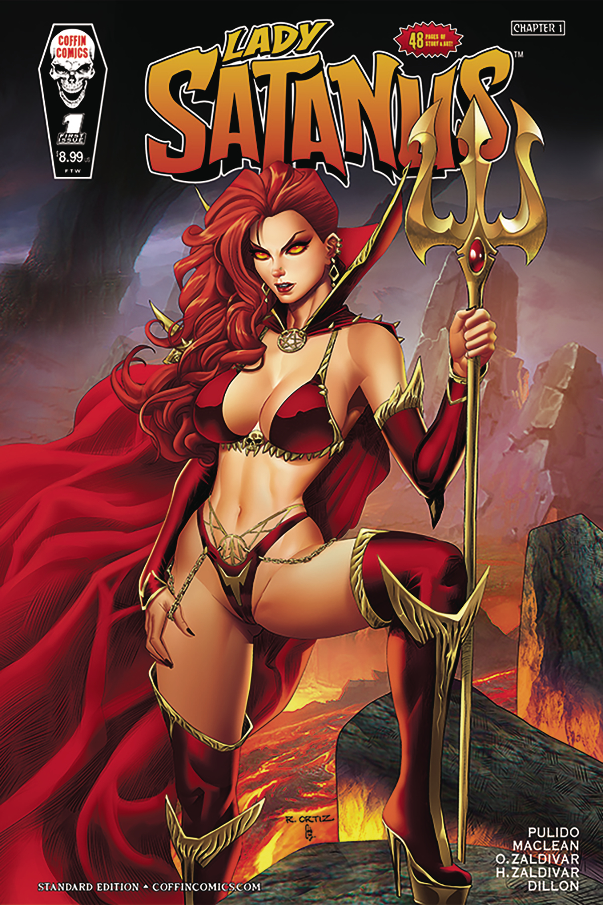 Lady Satanus Sinister Urge #1 Oneshot Cover A Richard Ortiz (Mature)