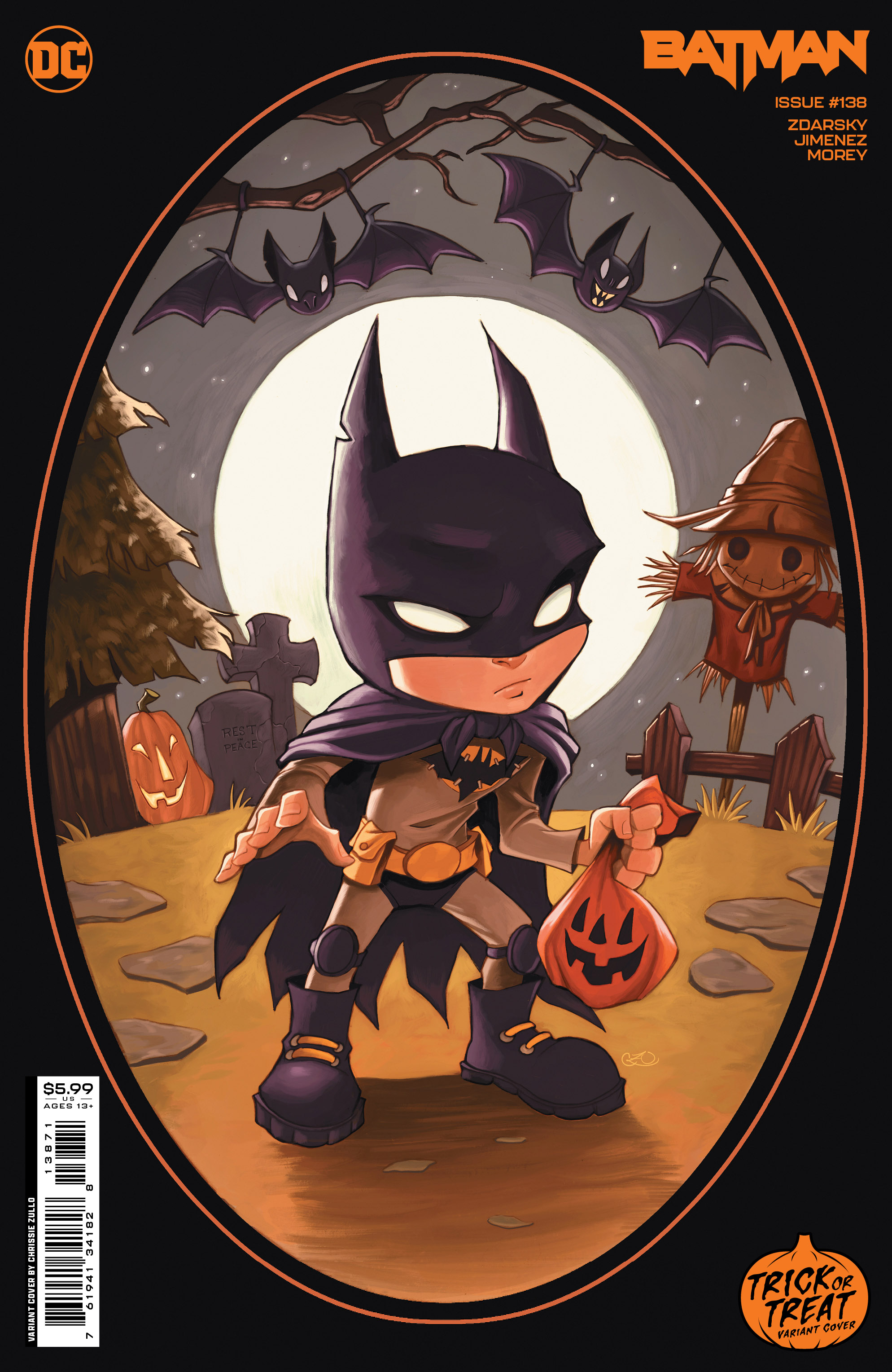 Batman #138 Cover F Chrissie Zullo Treat Or Treat Card Stock Variant