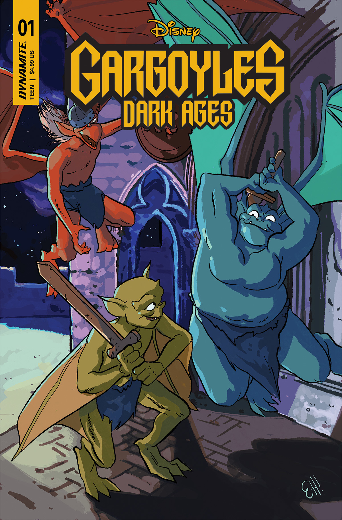 Gargoyles Dark Ages #1 Cover E Henderson