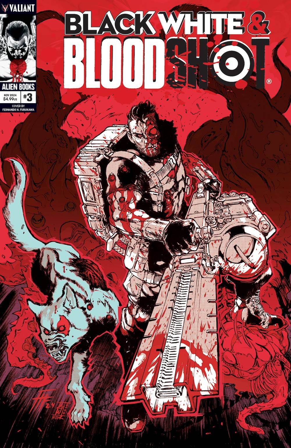 Black White & Bloodshot #3 Cover B Furukawa (Mature) (Of 4)