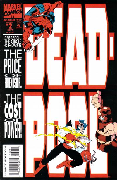 Deadpool: The Circle Chase #2 [Direct Edition](1993)-Very Fine (7.5 – 9)