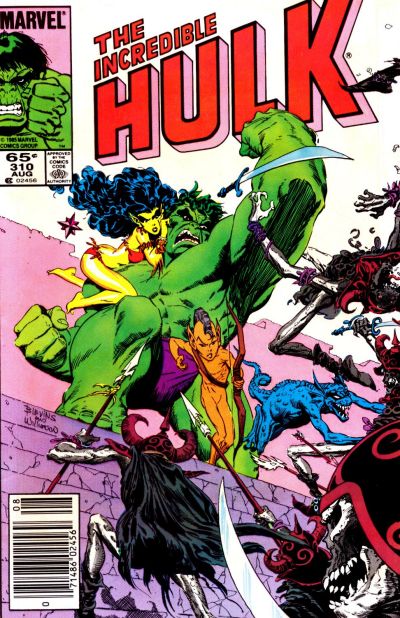 The Incredible Hulk #310 [Newsstand]-Very Good -