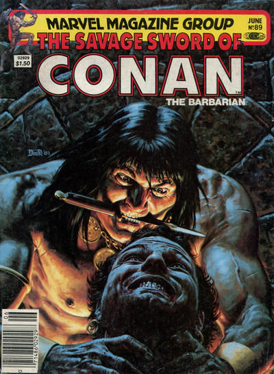 The Savage Sword of Conan #89 [Newsstand]-Fine