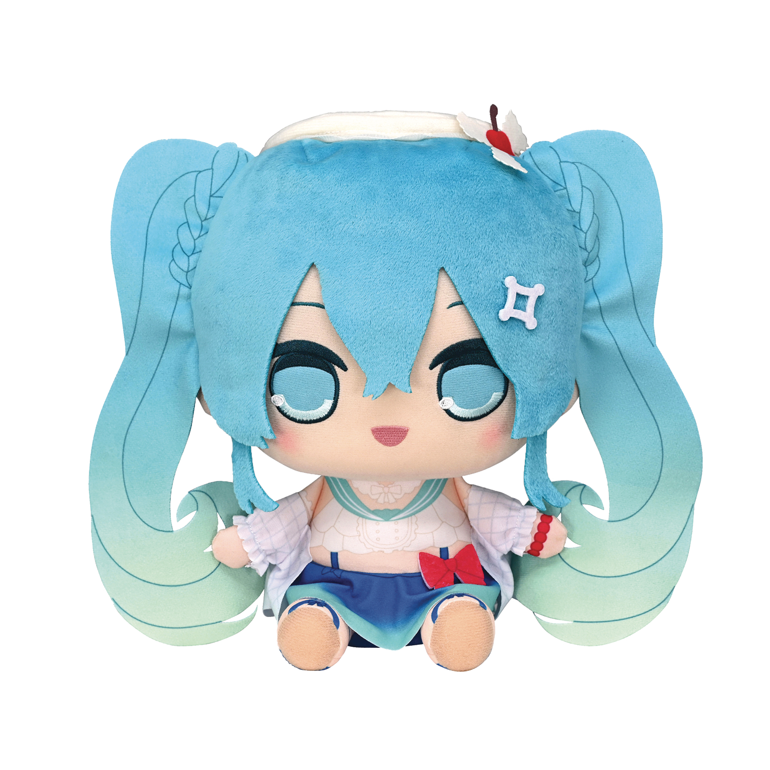 Hatsune Miku Kyurumaru Melon Soda Float Big Plush