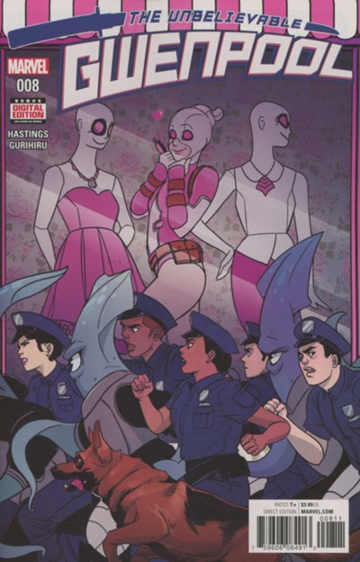 The Unbelievable Gwenpool #8 (Ferry Divided We Stand Variant) (2016)