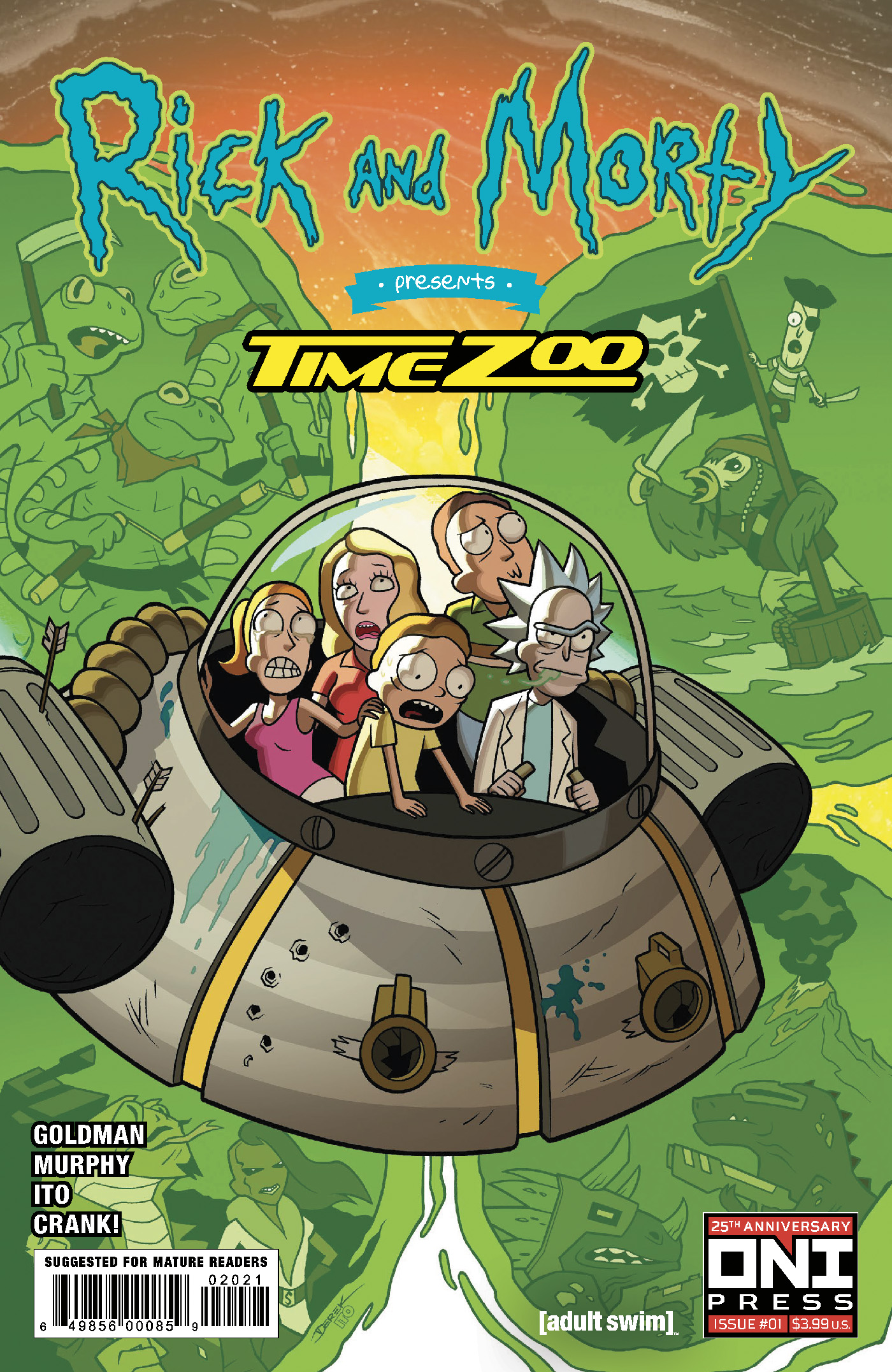 Rick and Morty Presents Time Zoo #1 Cover B Fridolfs