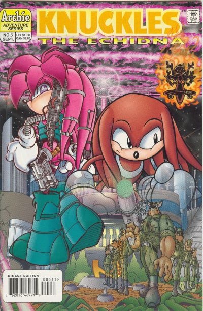 Knuckles The Echidna #5-Very Fine (7.5 – 9)