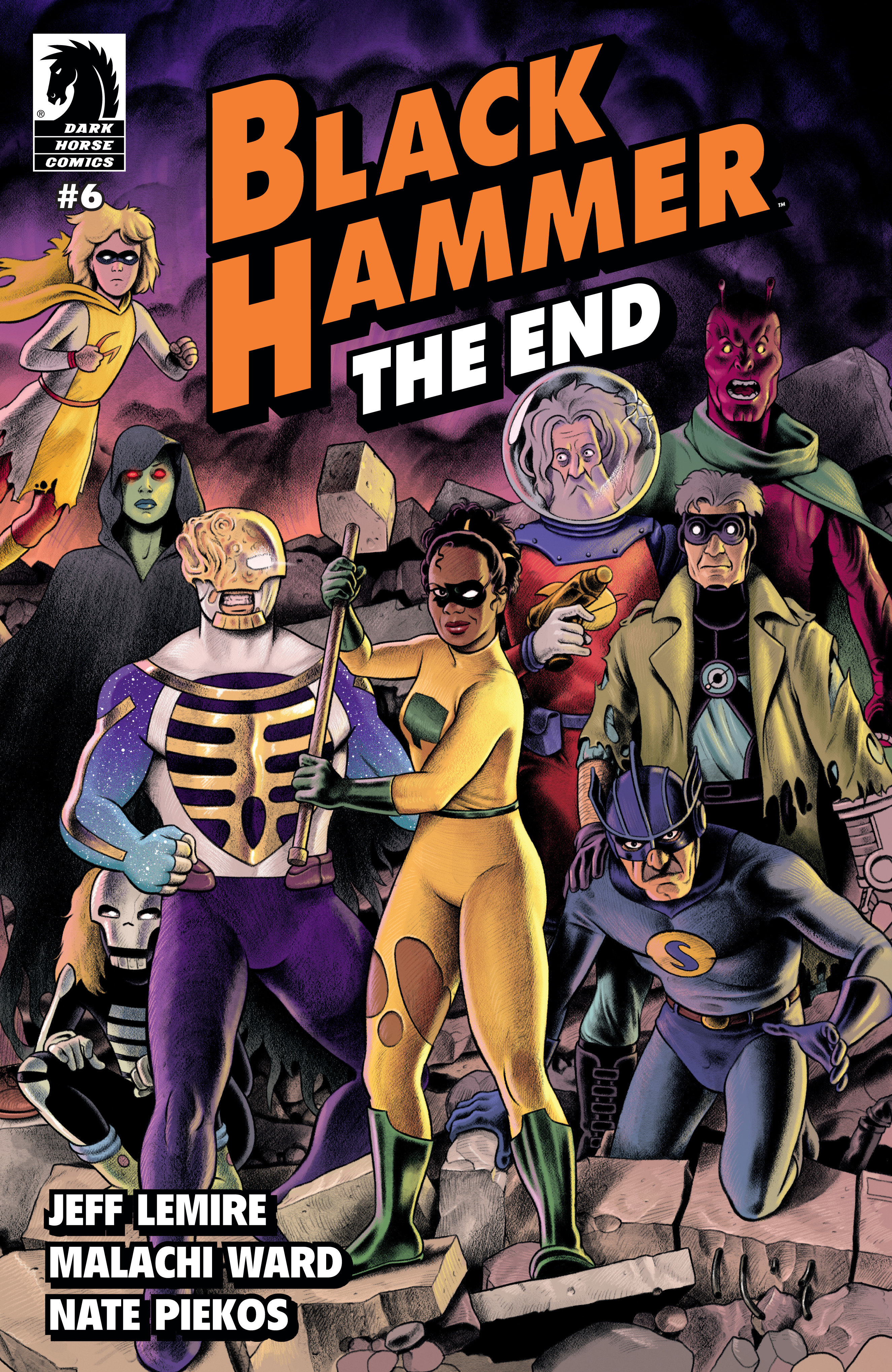 Black Hammer The End #6 Cover A (Malachi Ward)