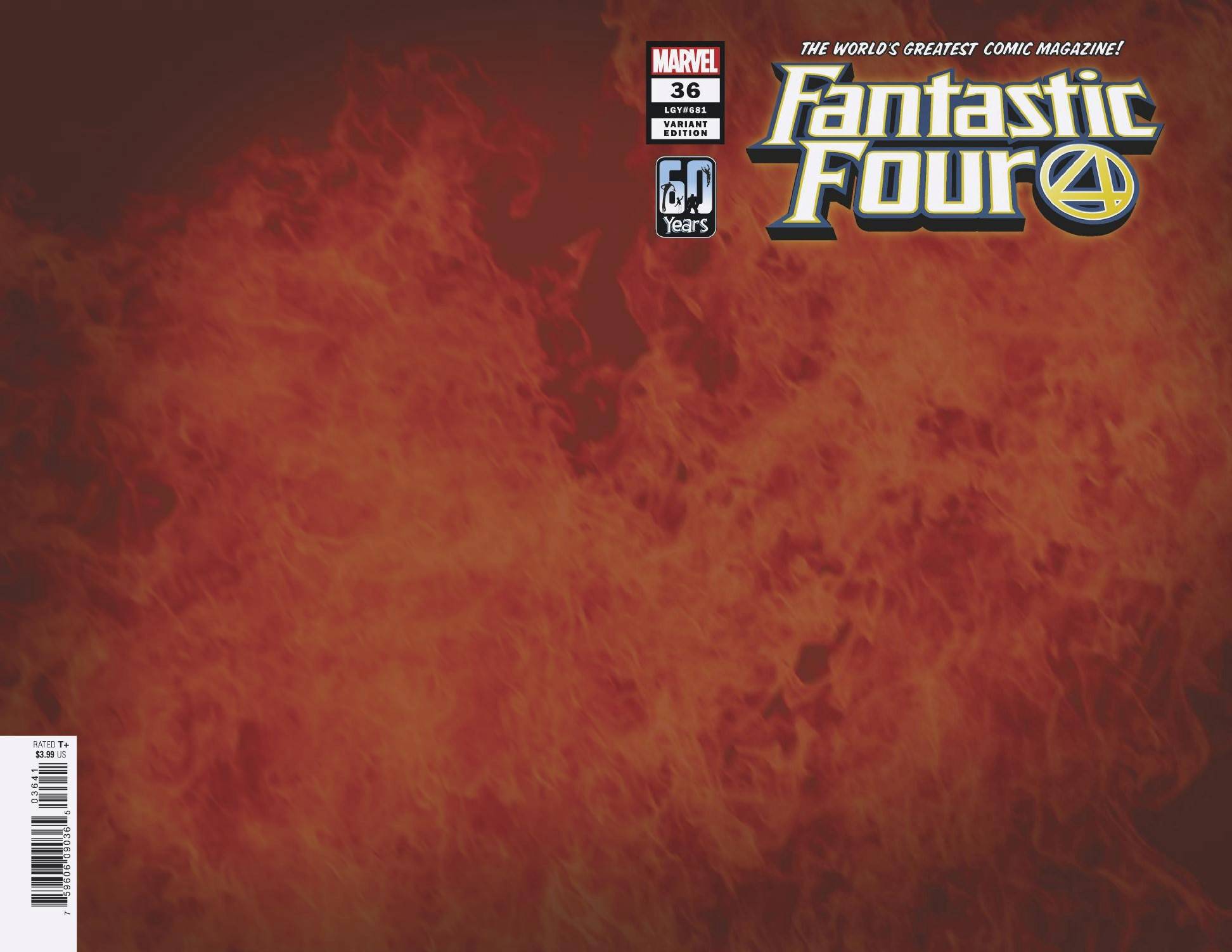 Fantastic Four #36 Wraparound Flame Variant (2018)