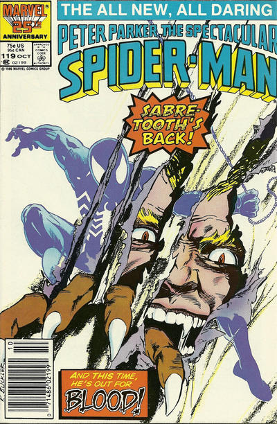 The Spectacular Spider-Man #119 [Newsstand]-Very Good (3.5 – 5)