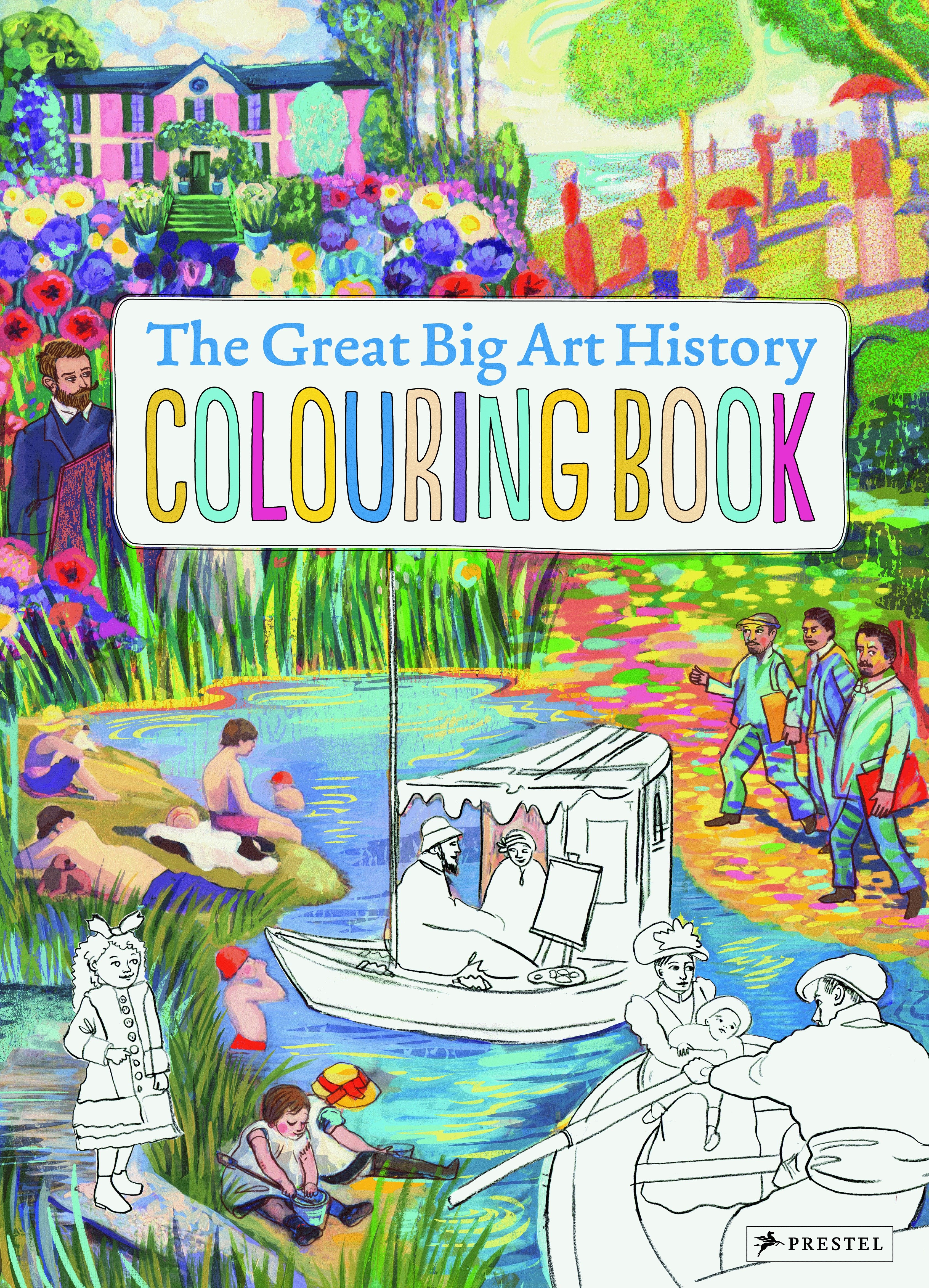 The Great Big Art History Colouring Book (Hardcover Book)