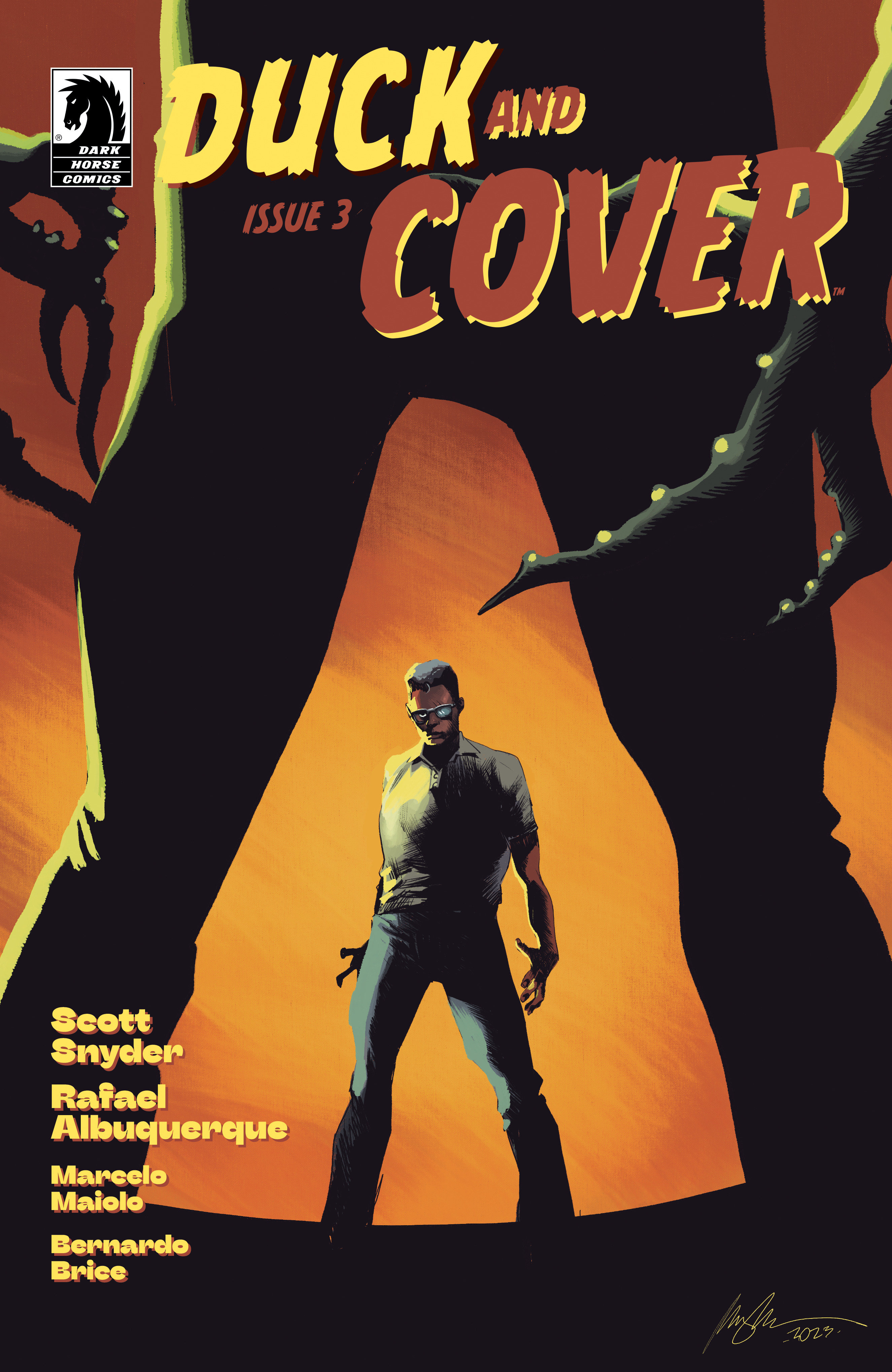 Duck and Cover #3 Cover A (Rafael Albuquerque)