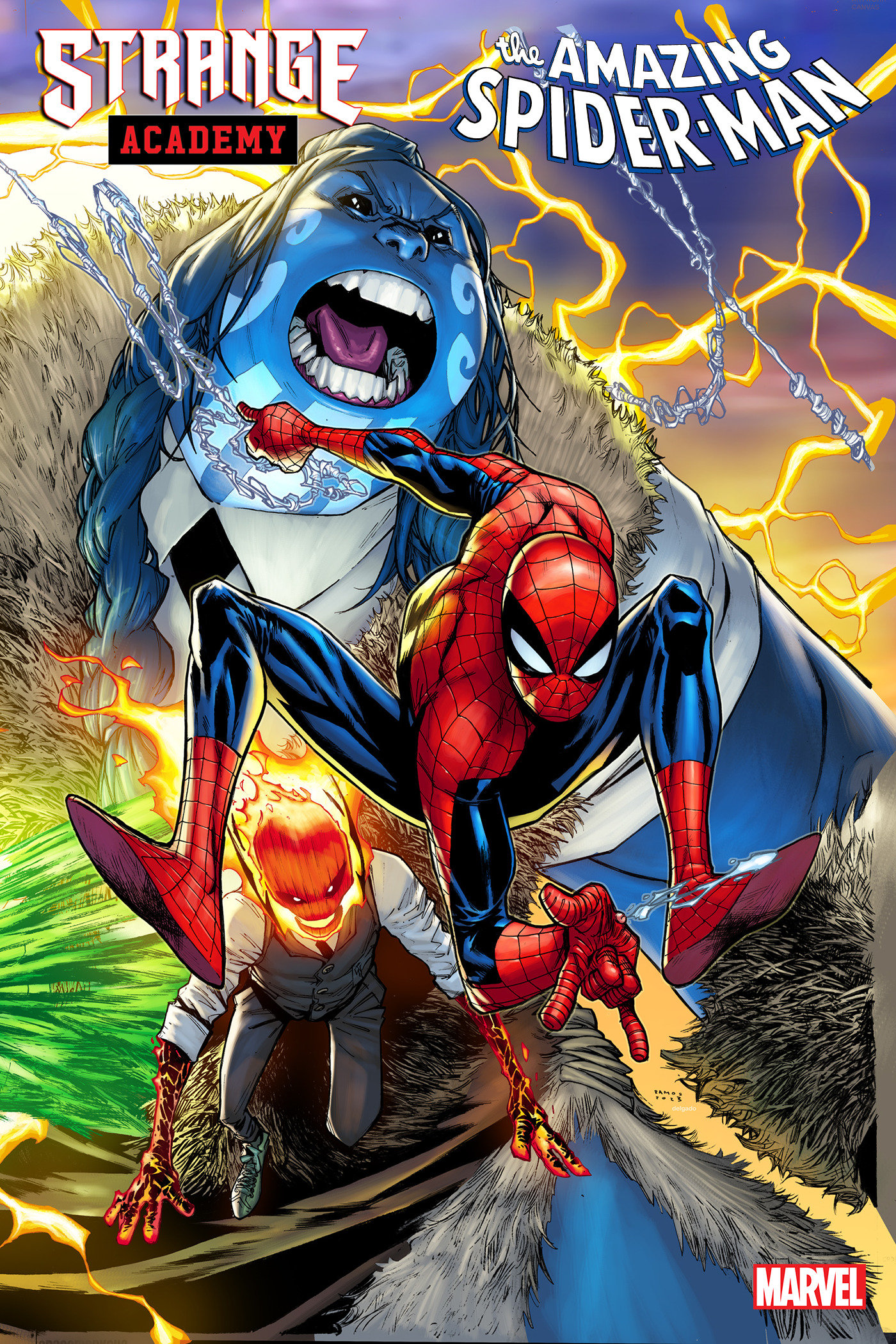 Strange Academy: Amazing Spider-Man #1 Humberto Ramos Connecting Variant