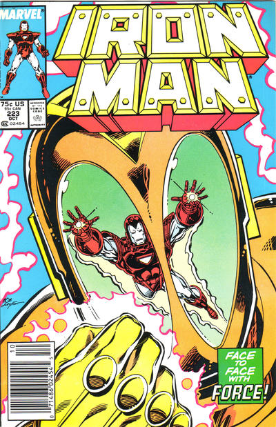 Iron Man #223 [Newsstand]-Fine (5.5 – 7)