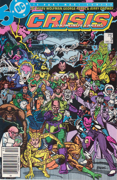 Crisis On Infinite Earths #9 [Newsstand](1985)- Vg/Fn 5.0