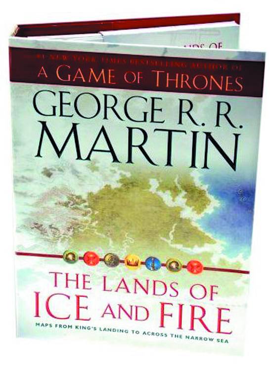 Game of Thrones Maps of Lands of Ice & Fire Hardcover