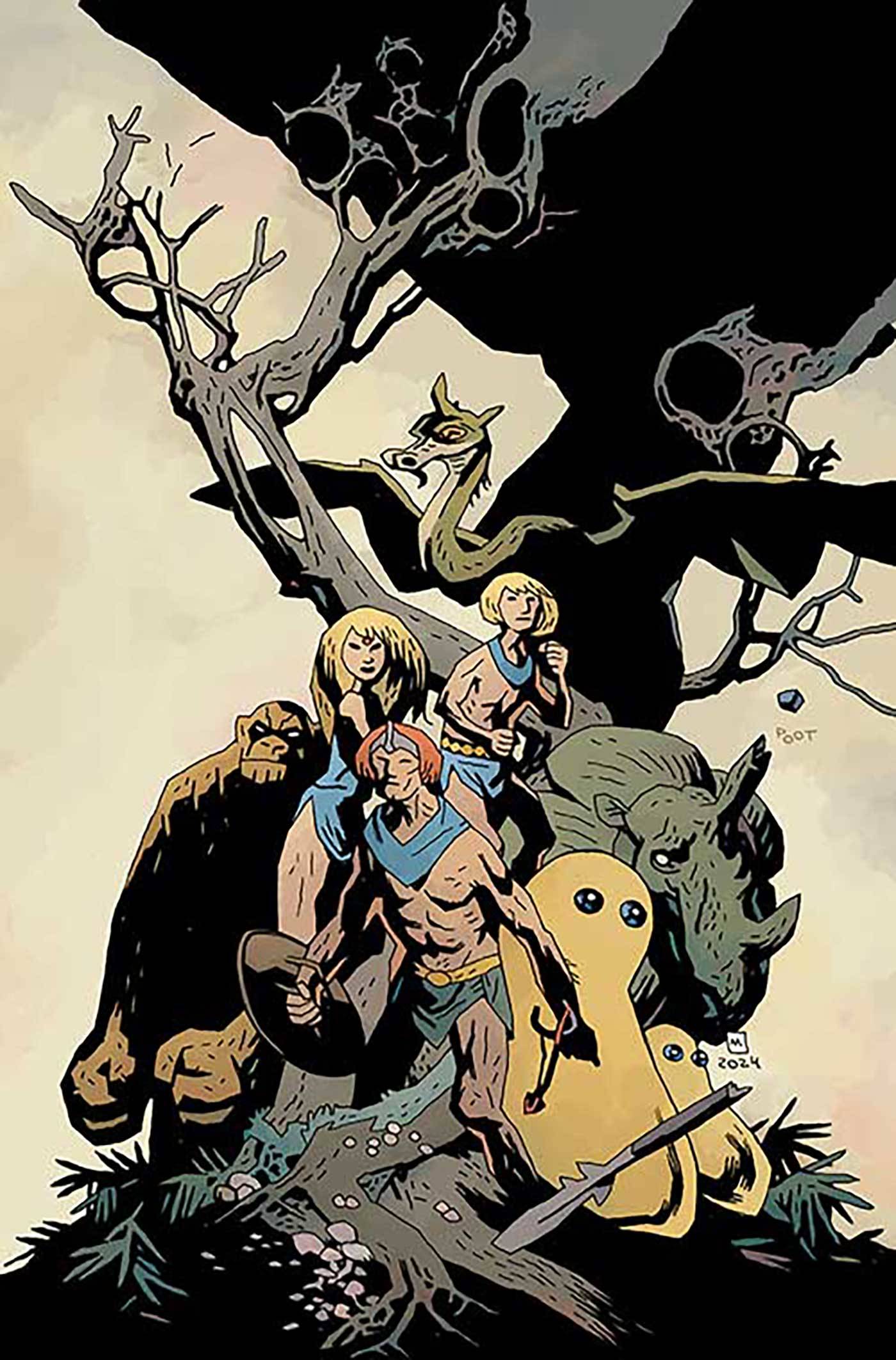 Herculoids #1 Cover ZG 1 for 15 Incentive Mignola Foil Virgin 